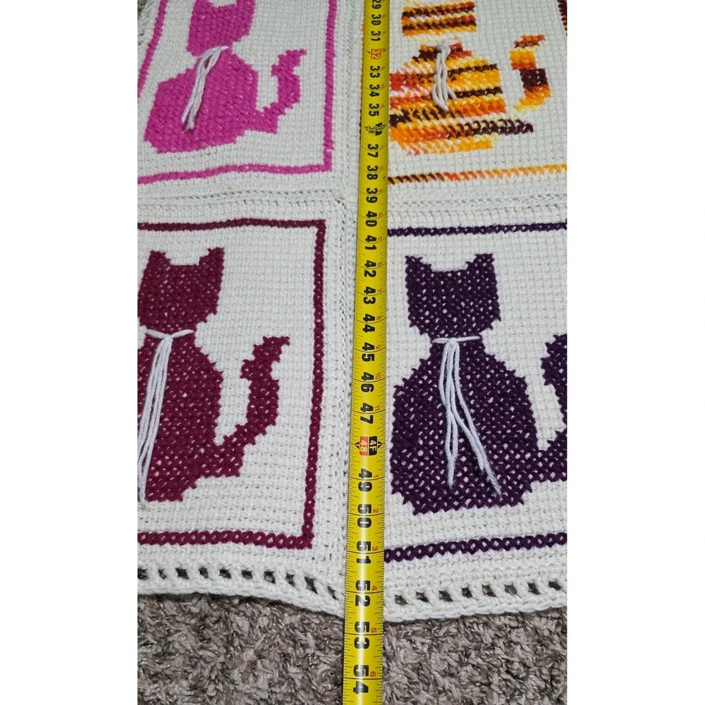 Handmade crochet afghan